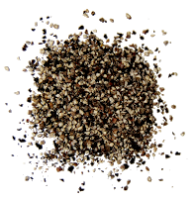 corsely ground black pepper